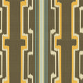SASCHIZ Brown wallpaper by MINDTHEGAP, full pattern detail.