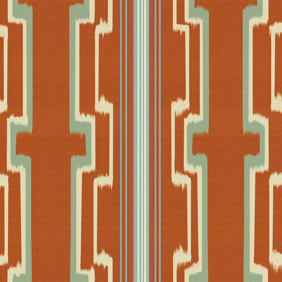 SASCHIZ Carrot wallpaper by MINDTHEGAP, full pattern detail.
