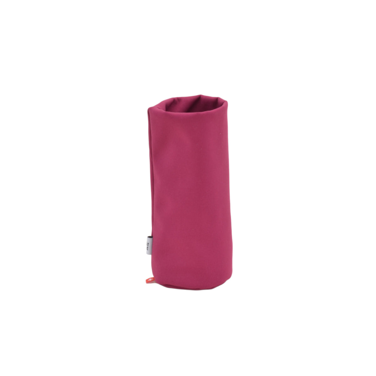 Lotus pink Tat-Tat Sacco weighted storage pouch for glasses and desk accessories