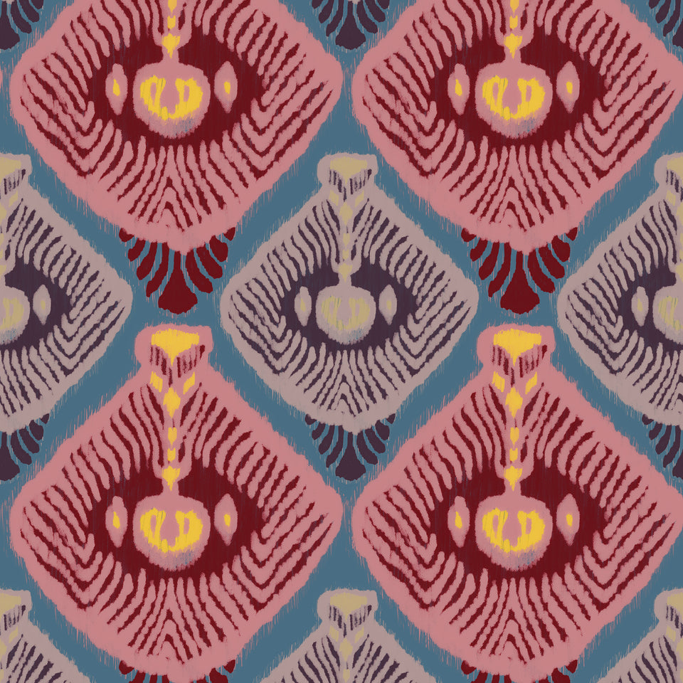 TOROCKO Azure wallpaper by MINDTHEGAP, full pattern detail.