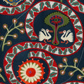 TWO STORKS Anthracite wallpaper by MINDTHEGAP, full pattern detail.