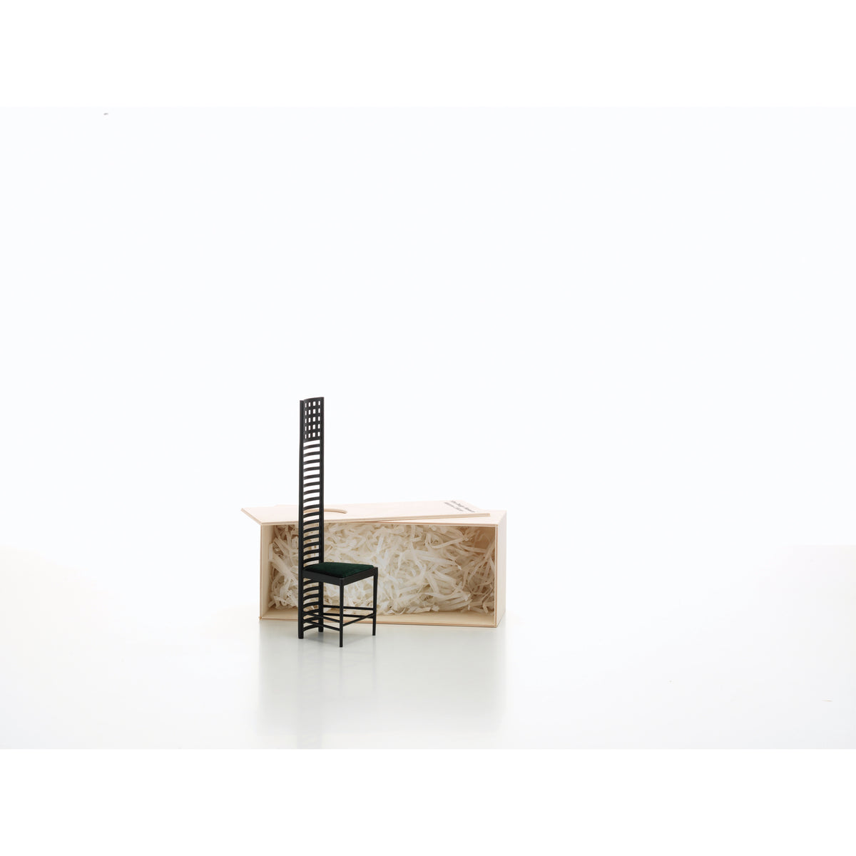 Miniature Hill House 1 by Mackintosh for Vitra, 1:6-scale collectible model shown with its presentation box
