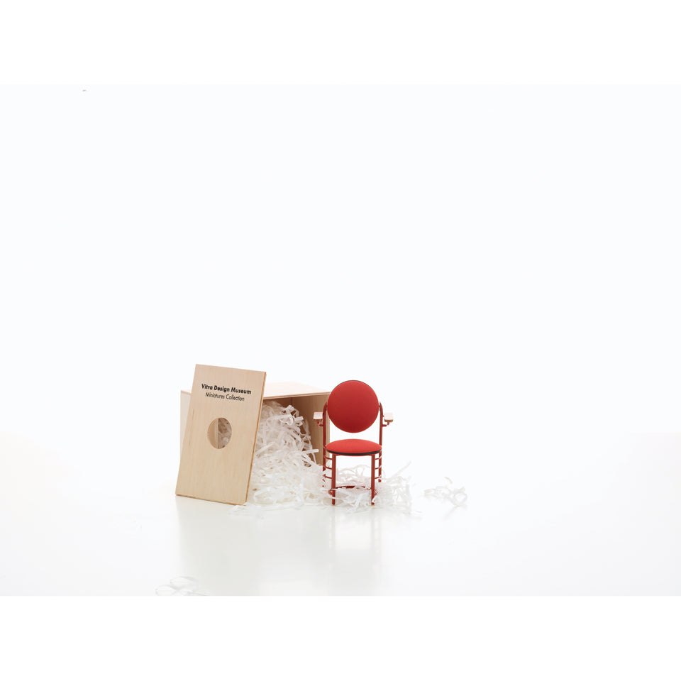 Miniature Johnson Wax Chair by Frank Lloyd Wright for Vitra, packaging view