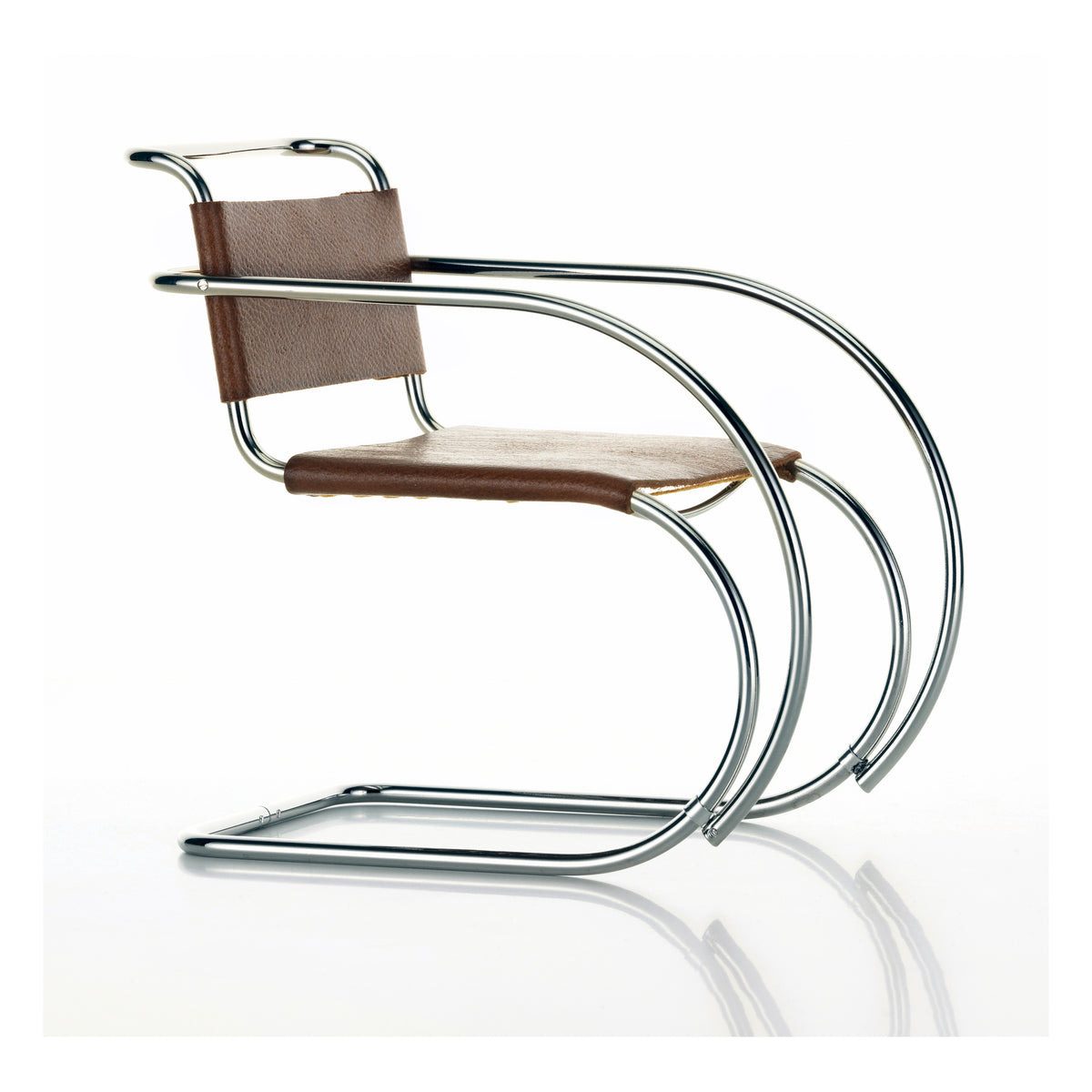 Miniature MR 20 Chair by Miles VD Rohe for Vitra, front view