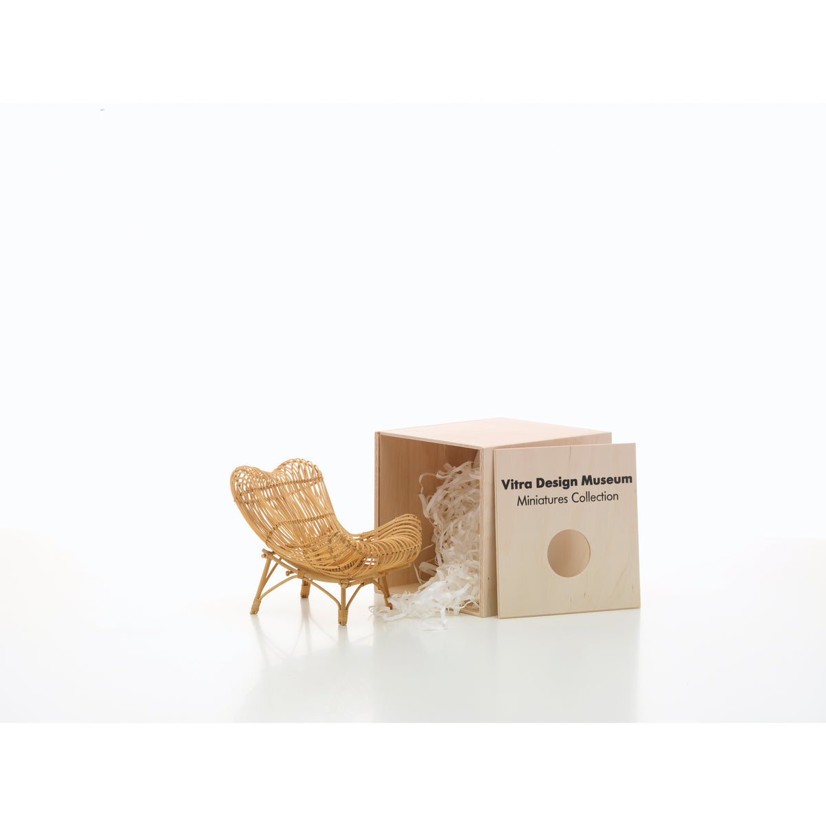 Miniature Gala Chair by Albini/Heig for Vitra, 1:6-scale collectible model shown with its presentation box