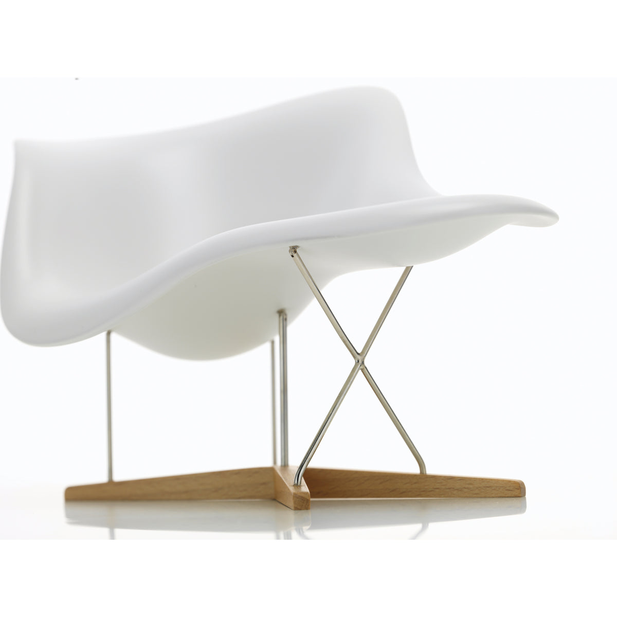 Miniature La Chaise by Eames for Vitra, detail view