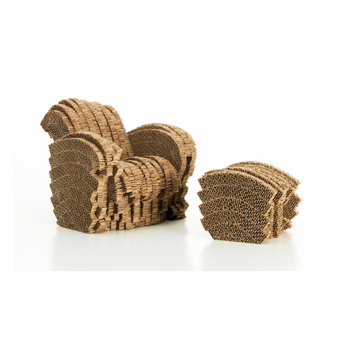 Miniature Little Beaver Chair by Gehry for Vitra, front view