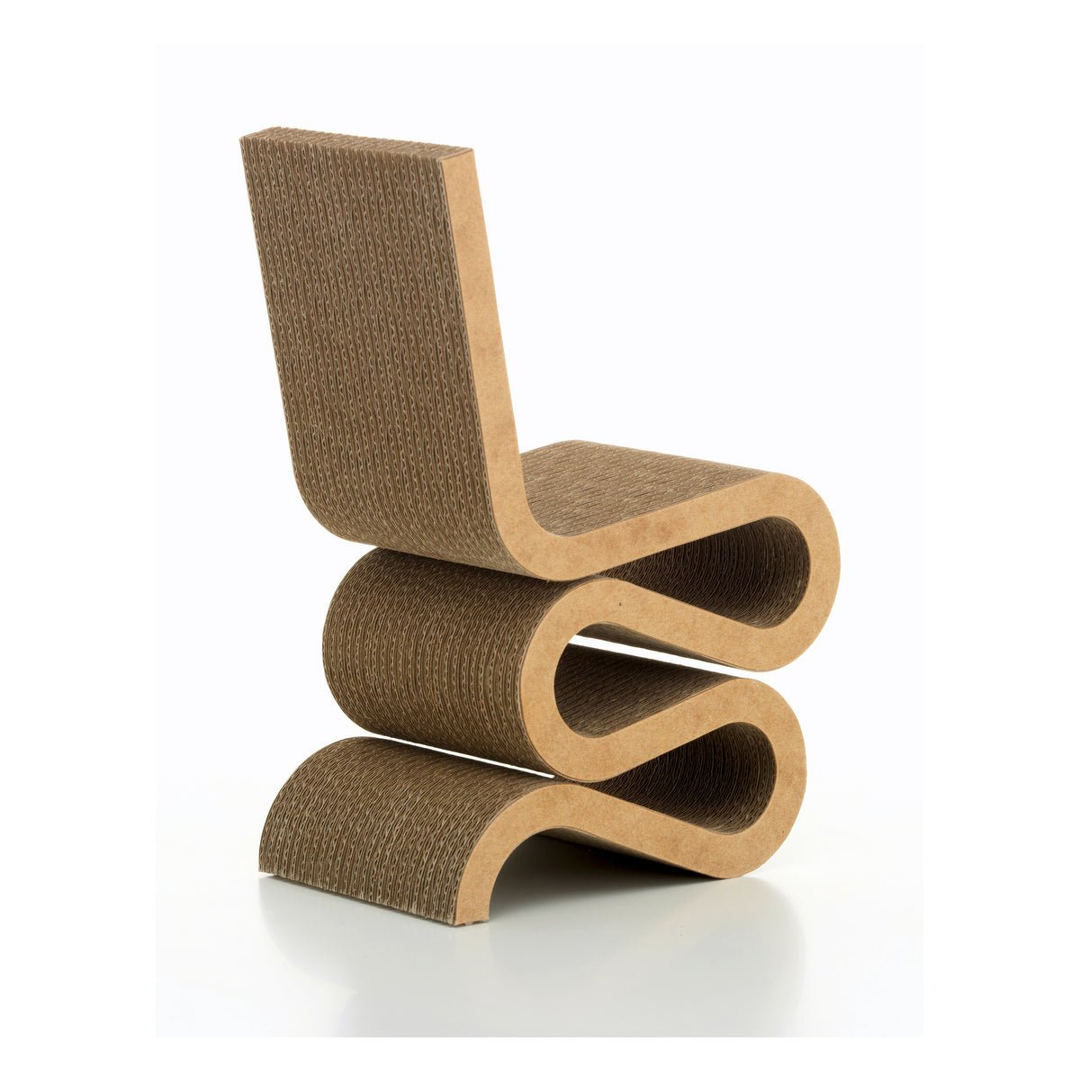 Miniature Wiggle Side Chair by Gehry for Vitra, front view