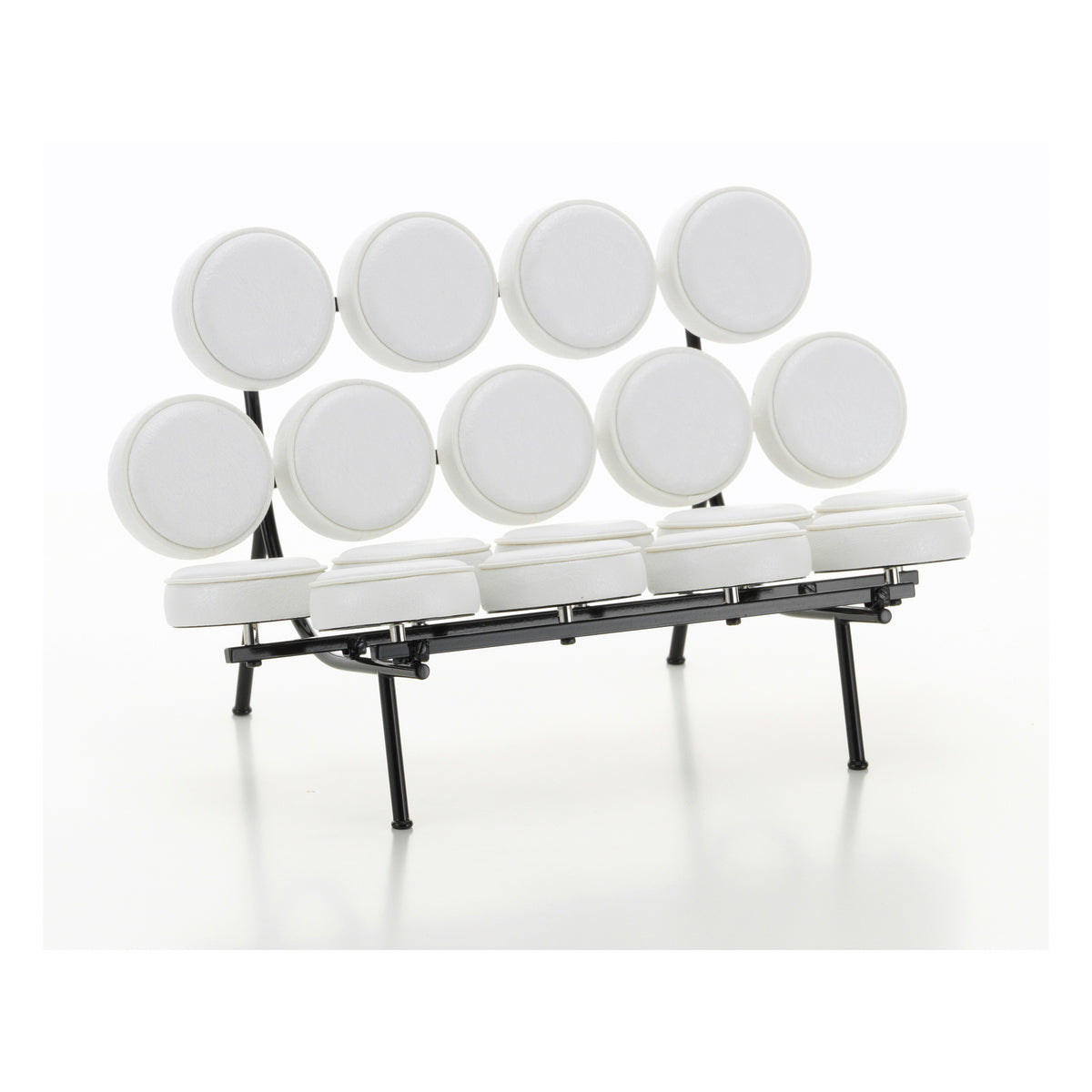 Miniature Marshmallow Sofa by George Nelson for Vitra, front view