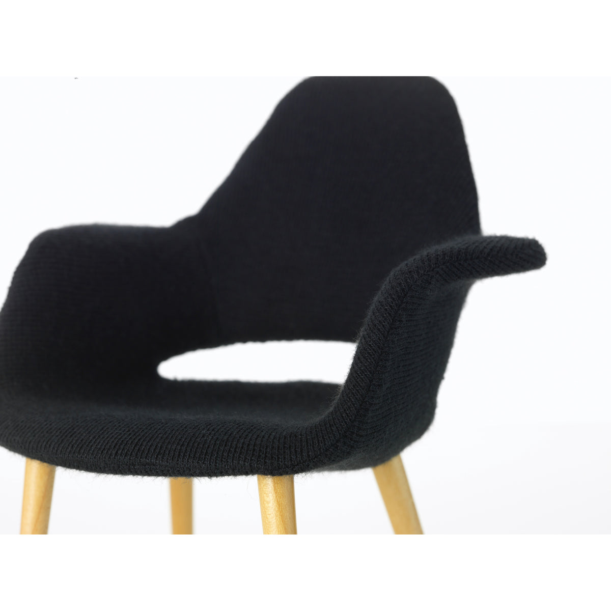 Miniature Organic Armchair by Eames & Saarinen for Vitra, detail view