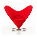 Miniature Heart Cone Chair by Panton for Vitra, front view