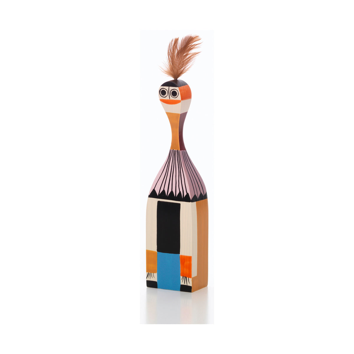 Vitra Wooden Doll No. 1 by Alexander Girard, front view