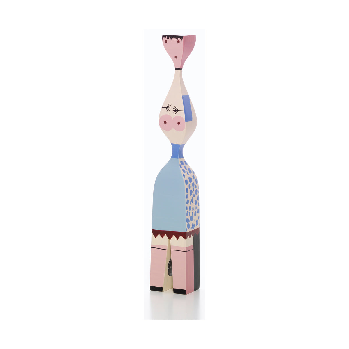 Vitra Wooden Doll No. 7 by Alexander Girard, front view