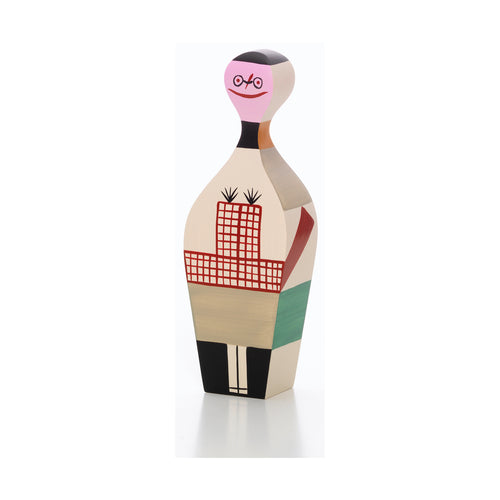 Vitra Wooden Doll No. 8 by Alexander Girard, front view