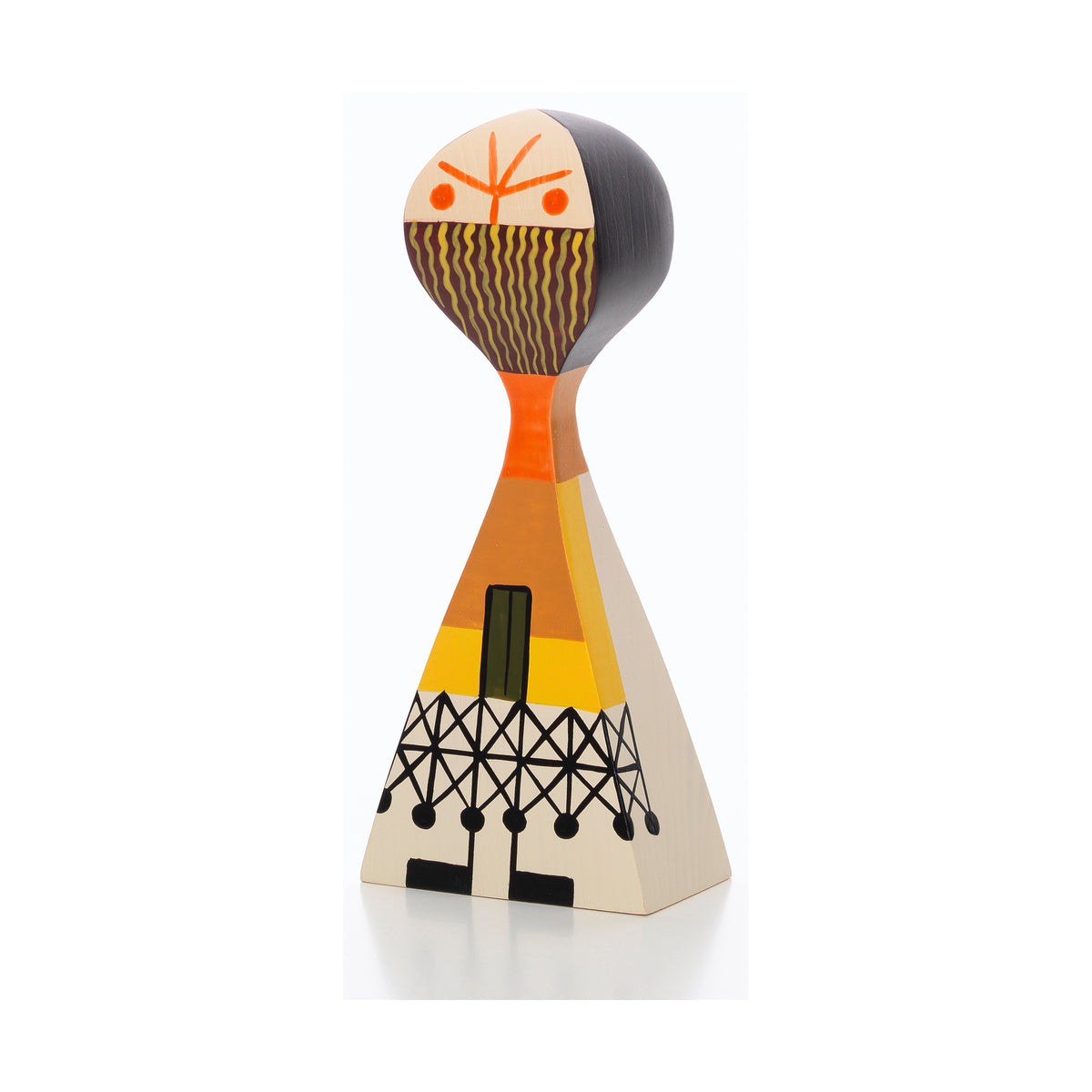 Alexander Girard Wooden Doll No. 13, Vitra, front view