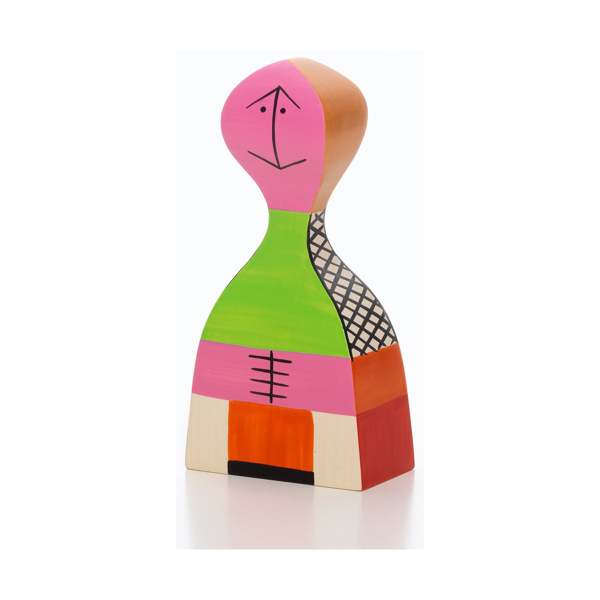Alexander Girard Wooden Doll No. 19, Vitra, front view