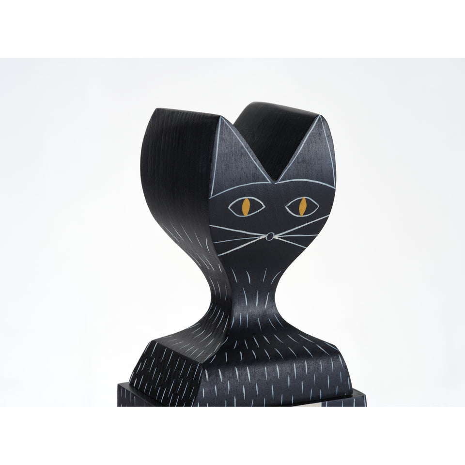 Wooden Doll Cat Large by Alexander Girard for Vitra, detail view