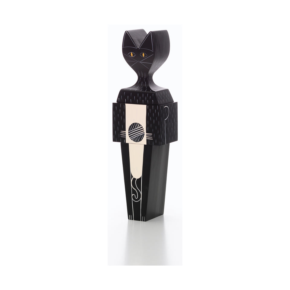 Wooden Doll Cat Large by Alexander Girard for Vitra, front view