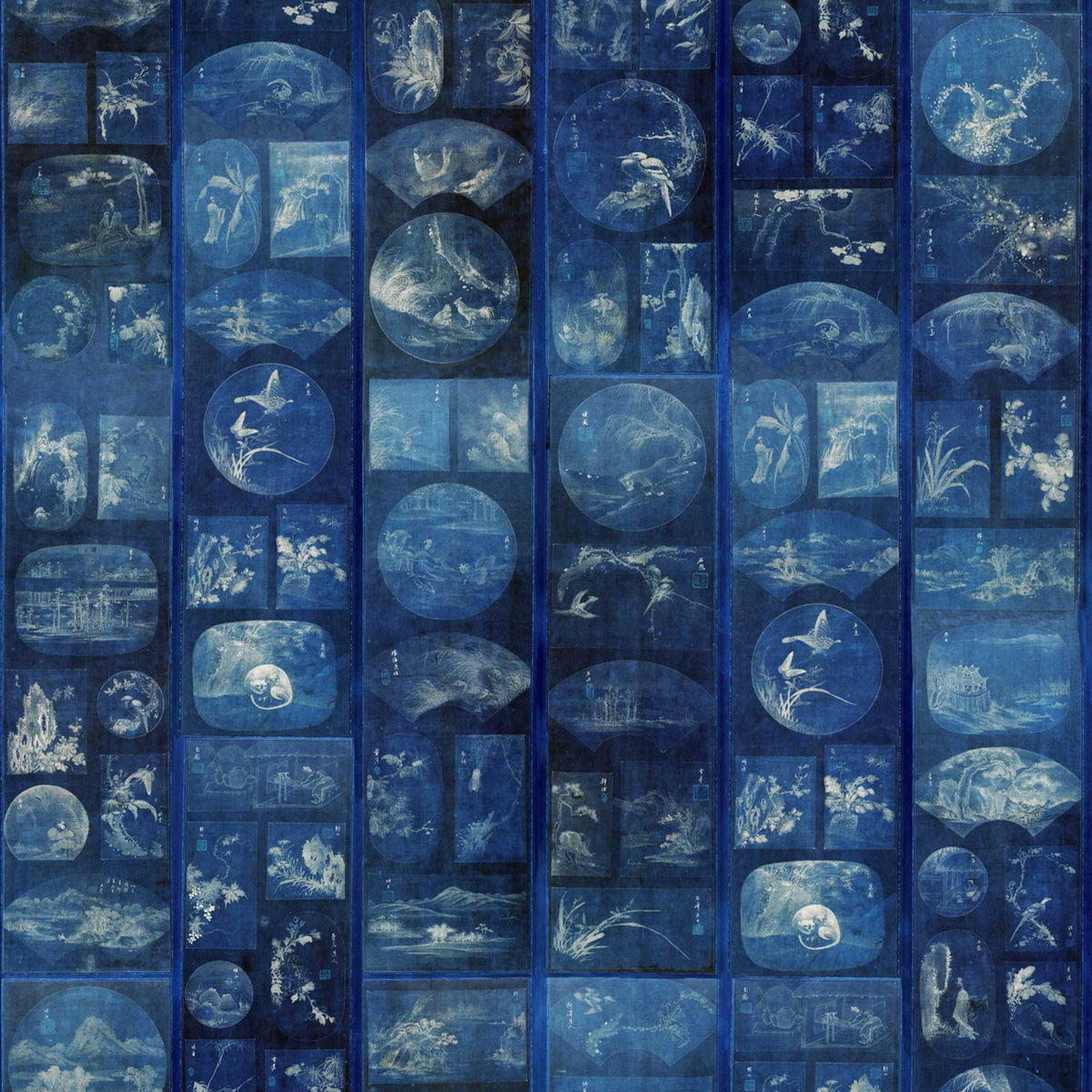 Aizome Collage Wallpaper by MINDTHEGAP