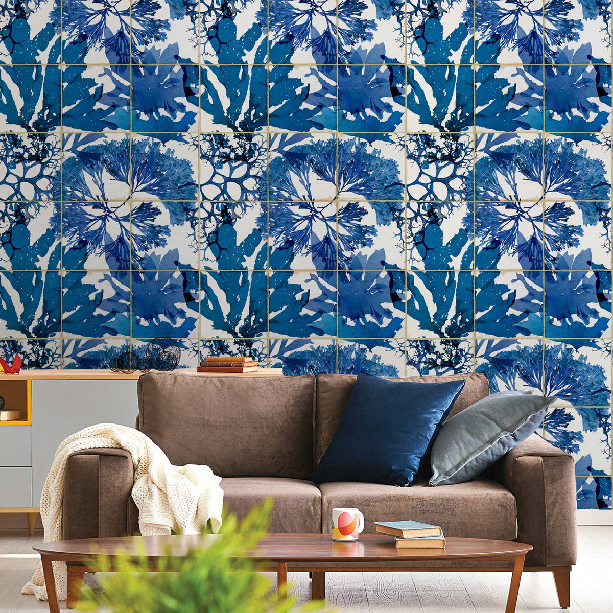 Algae in Blue Wallpaper by MIND THE GAP