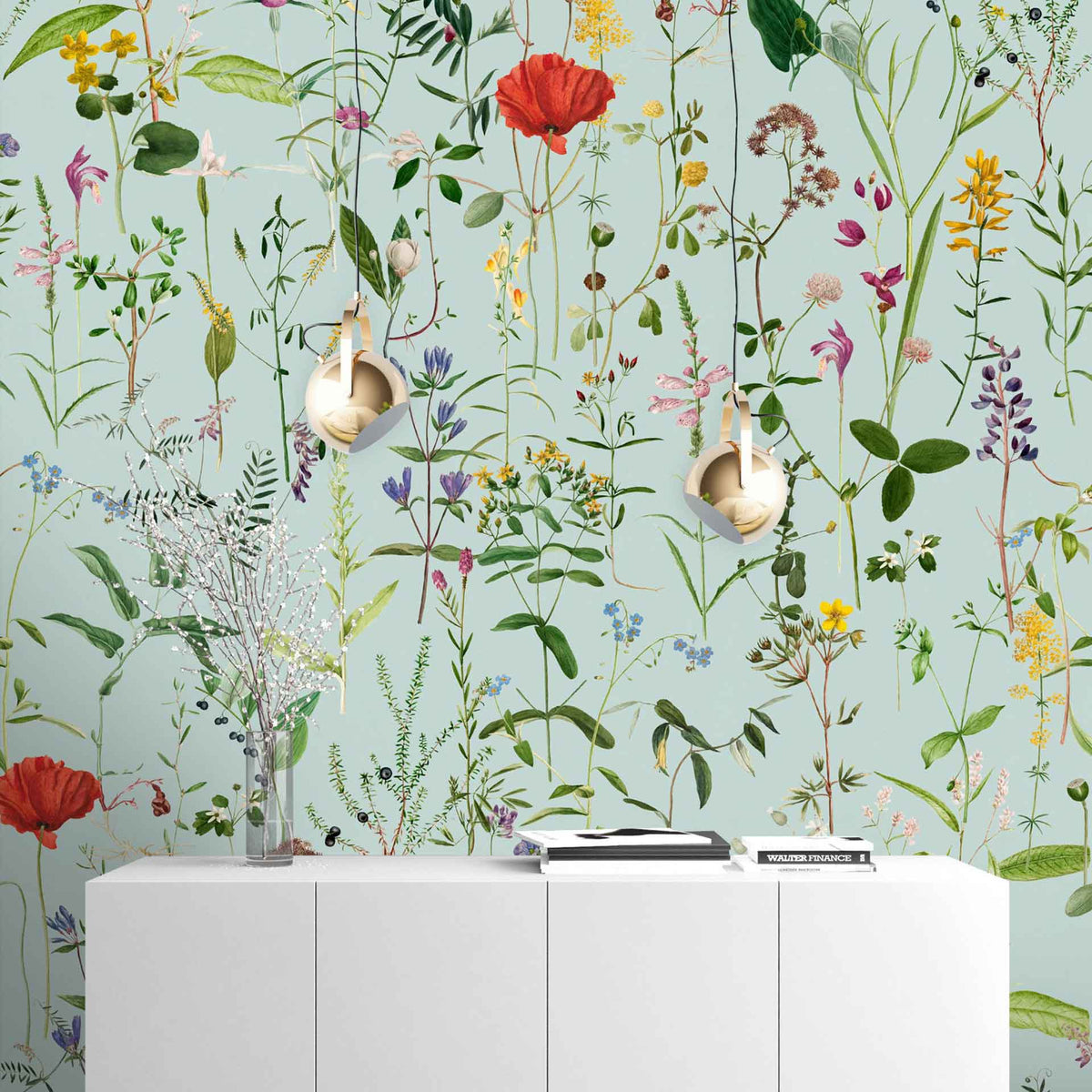 Aquafleur Wallpaper by MINDTHEGAP