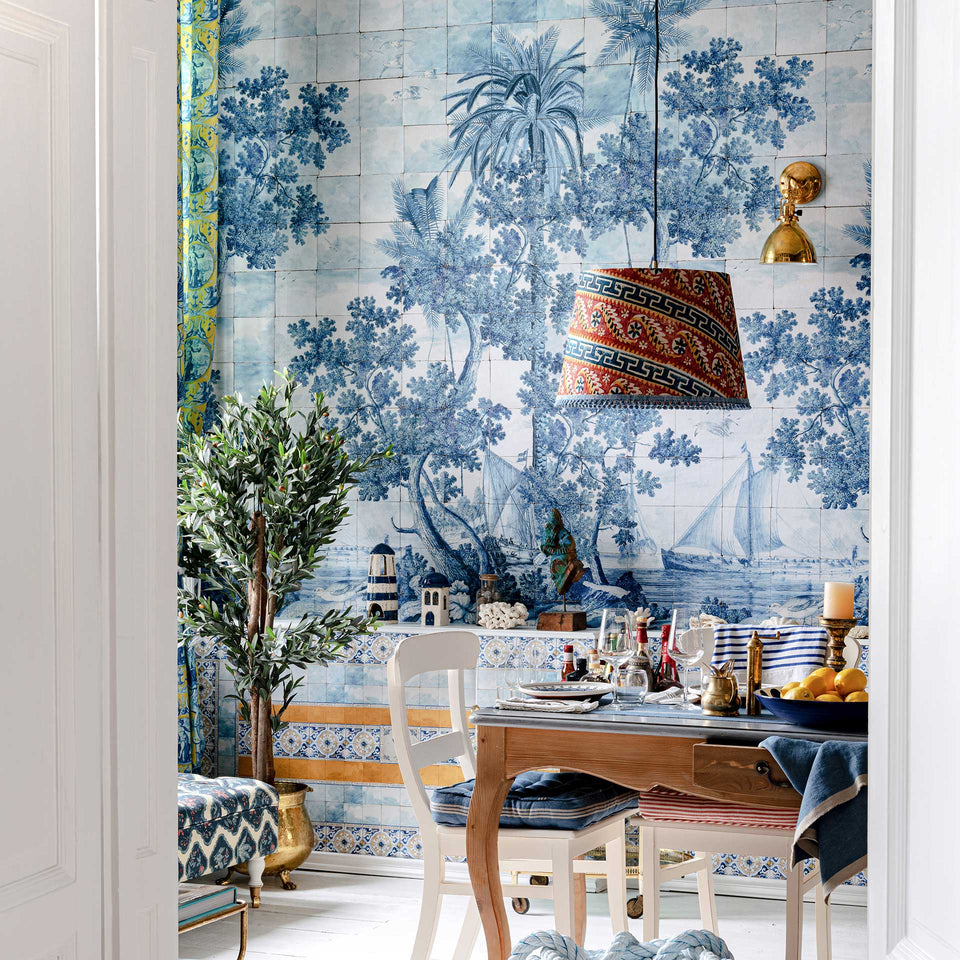 Azure Mural Wallpaper by MIND THE GAP