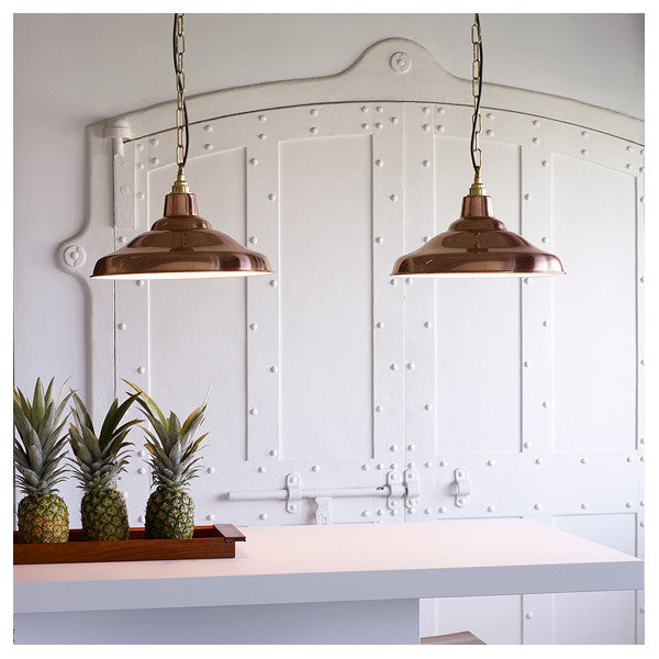 Spun School Light Pendant by Original BTC / Davey Lighting at www.vertigohome.us