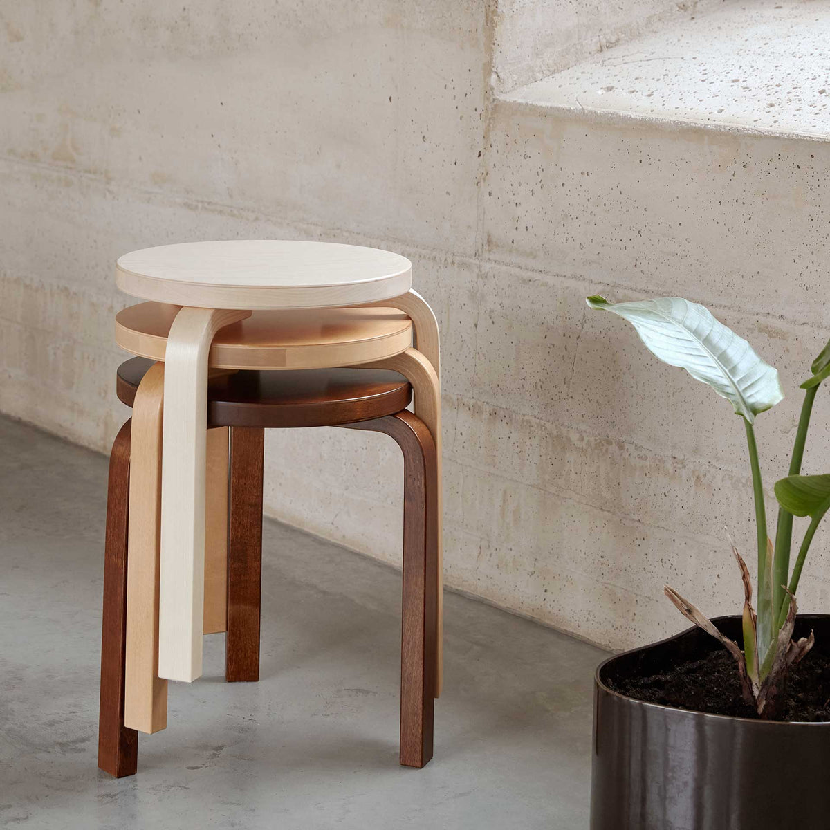 Stool 60 by Alvar Aalto for Artek