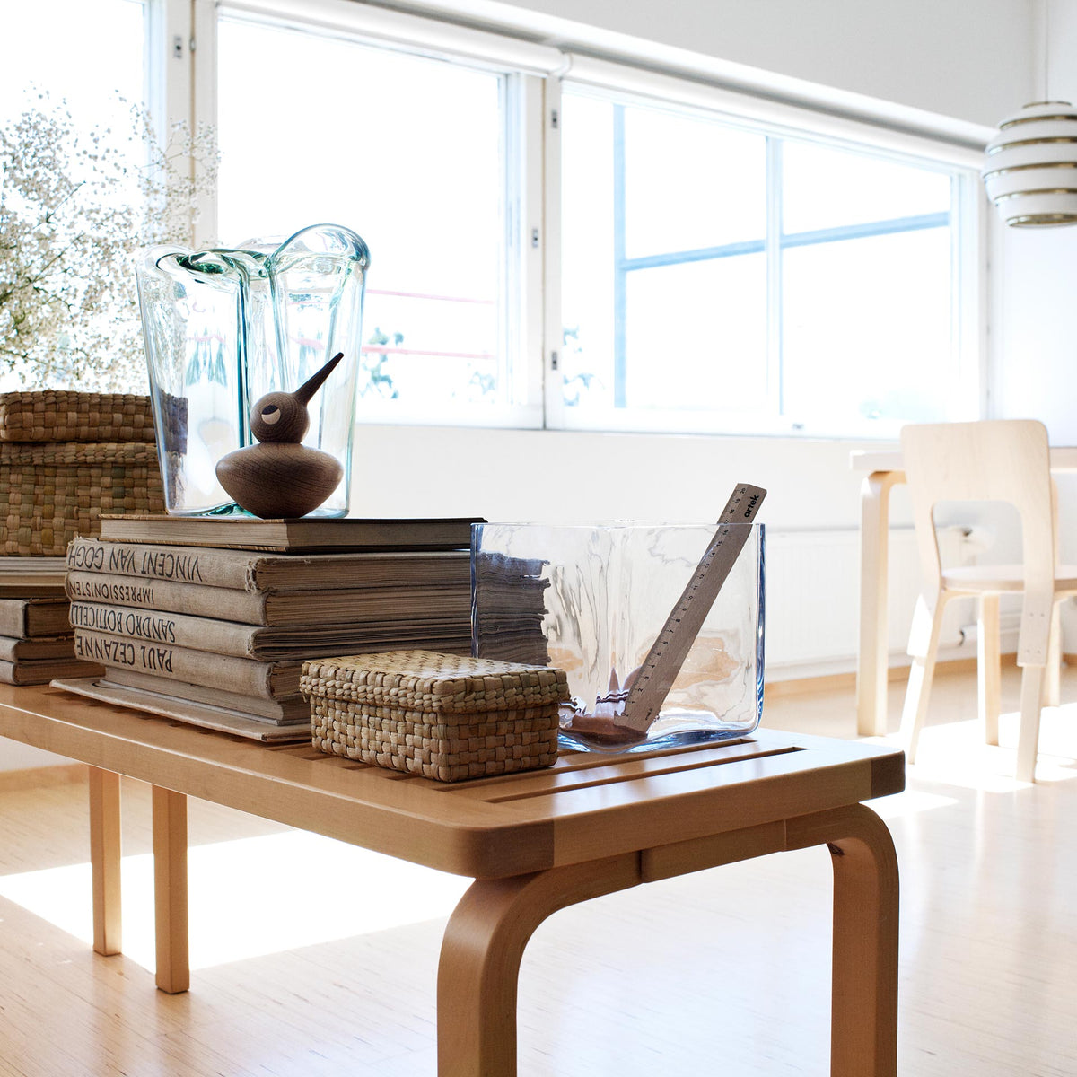 Bench 153A 153B by Alvar Aalto for Artek
