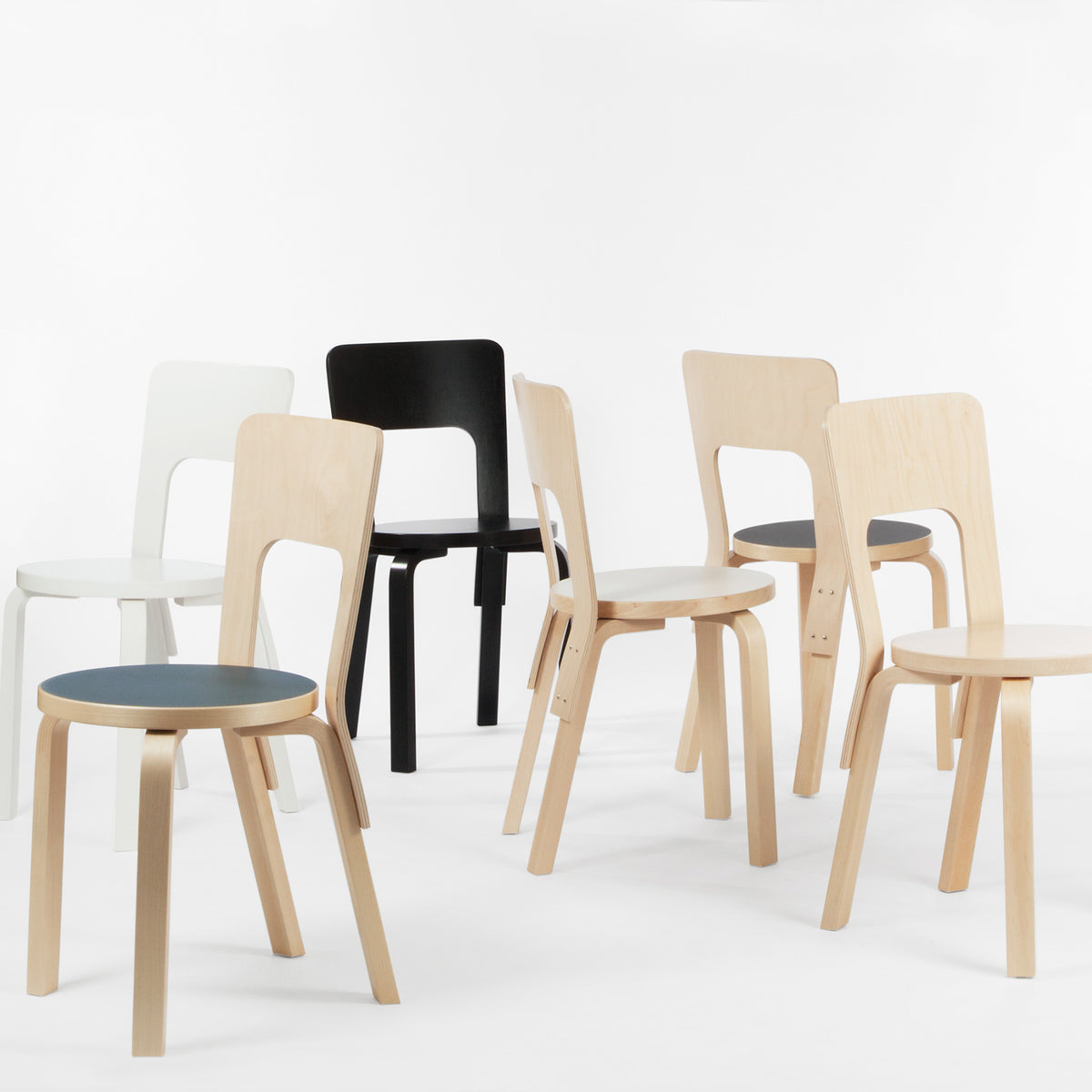 Chair 66 by Alvar Aalto for Artek