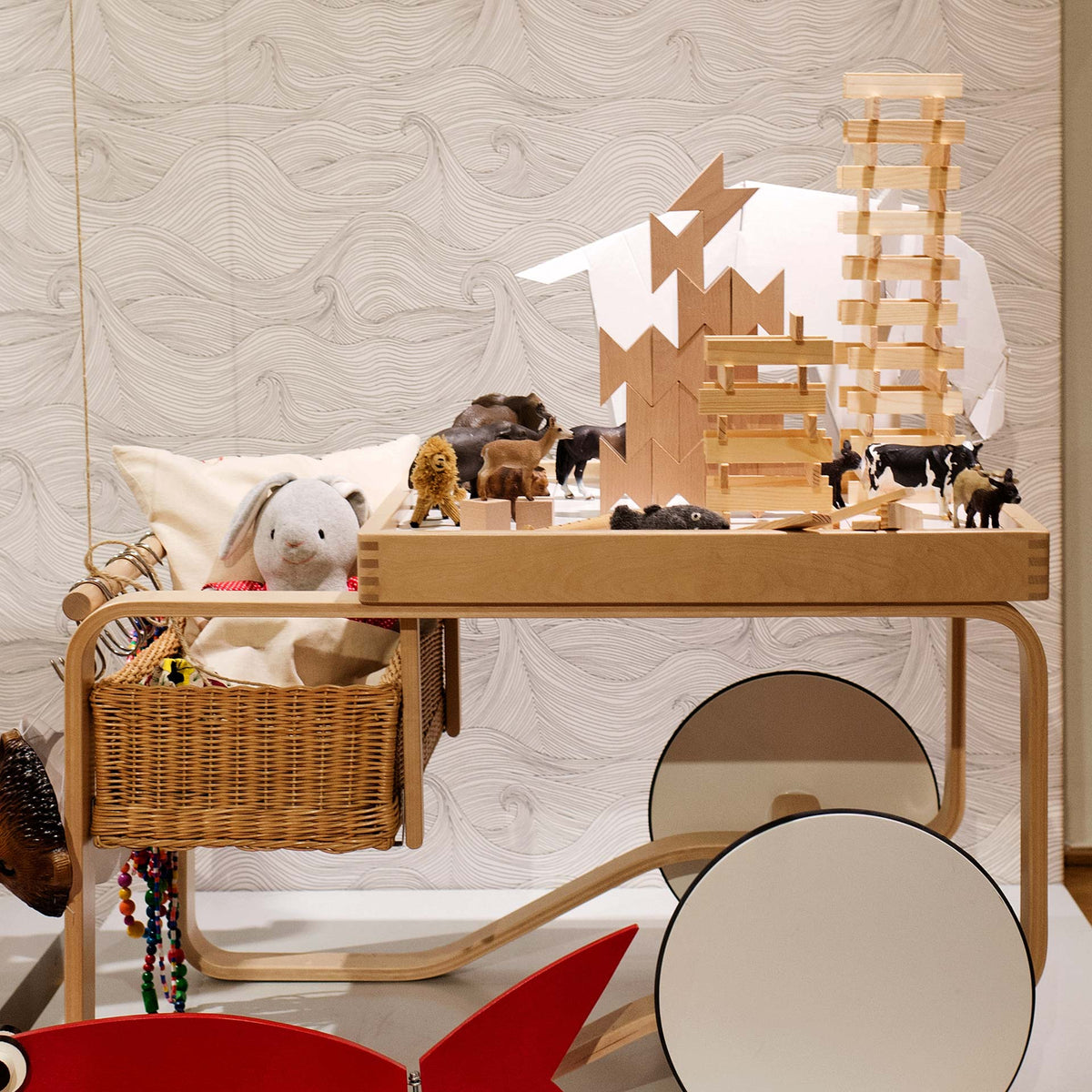 Tea Trolley 900 by Alvar Aalto for Artek