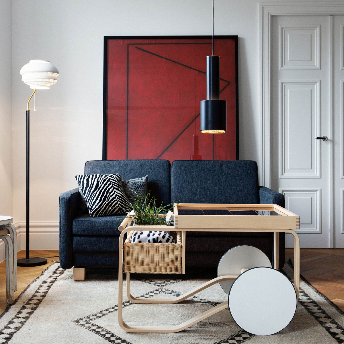 Tea Trolley 900 by Alvar Aalto for Artek