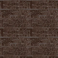 Bushoong Kuba cloth inspired African pattern wallpaper