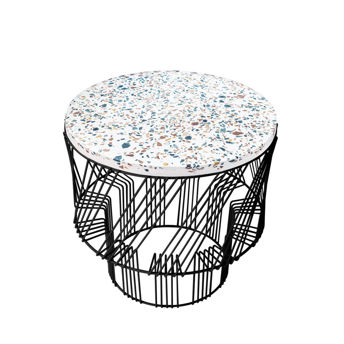 Terrazzo Side Table by Bend Goods