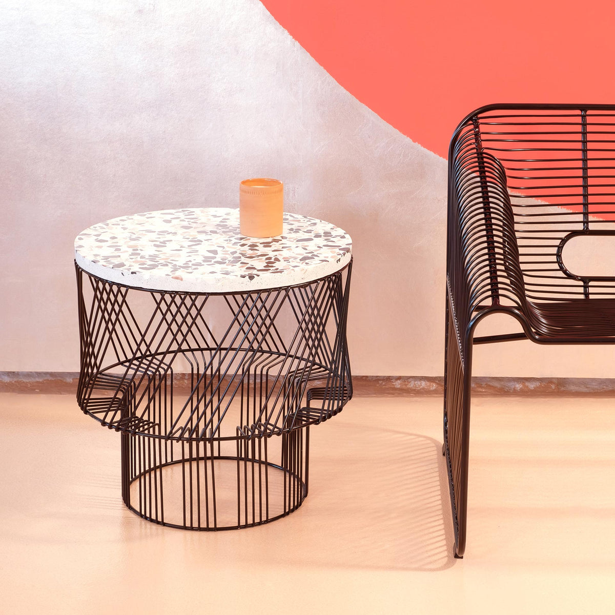 Terrazzo Side Table by Bend Goods