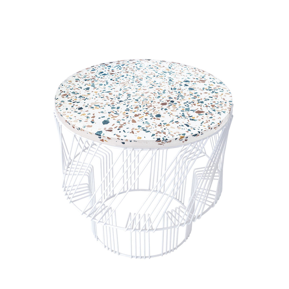 Terrazzo Side Table by Bend Goods