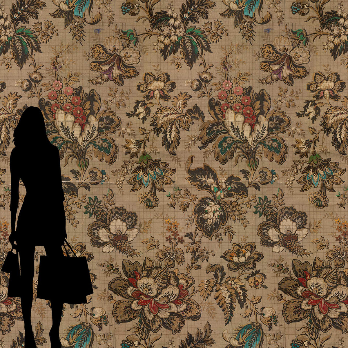 Bogor MRV-04 Pattern Wallpaper Mural by Mr and Mrs Vintage + NLXL