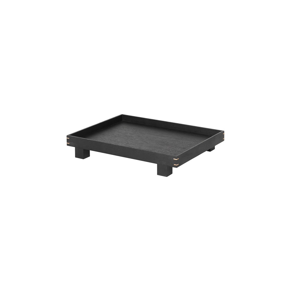 Bon Wooden Tray Small - Black Stained Oak by Ferm Living
