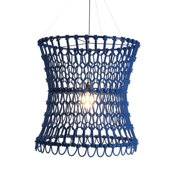 Carousel Hanging Lamp Blue by Kenneth Cobonpue for Hive - Vertigo Home