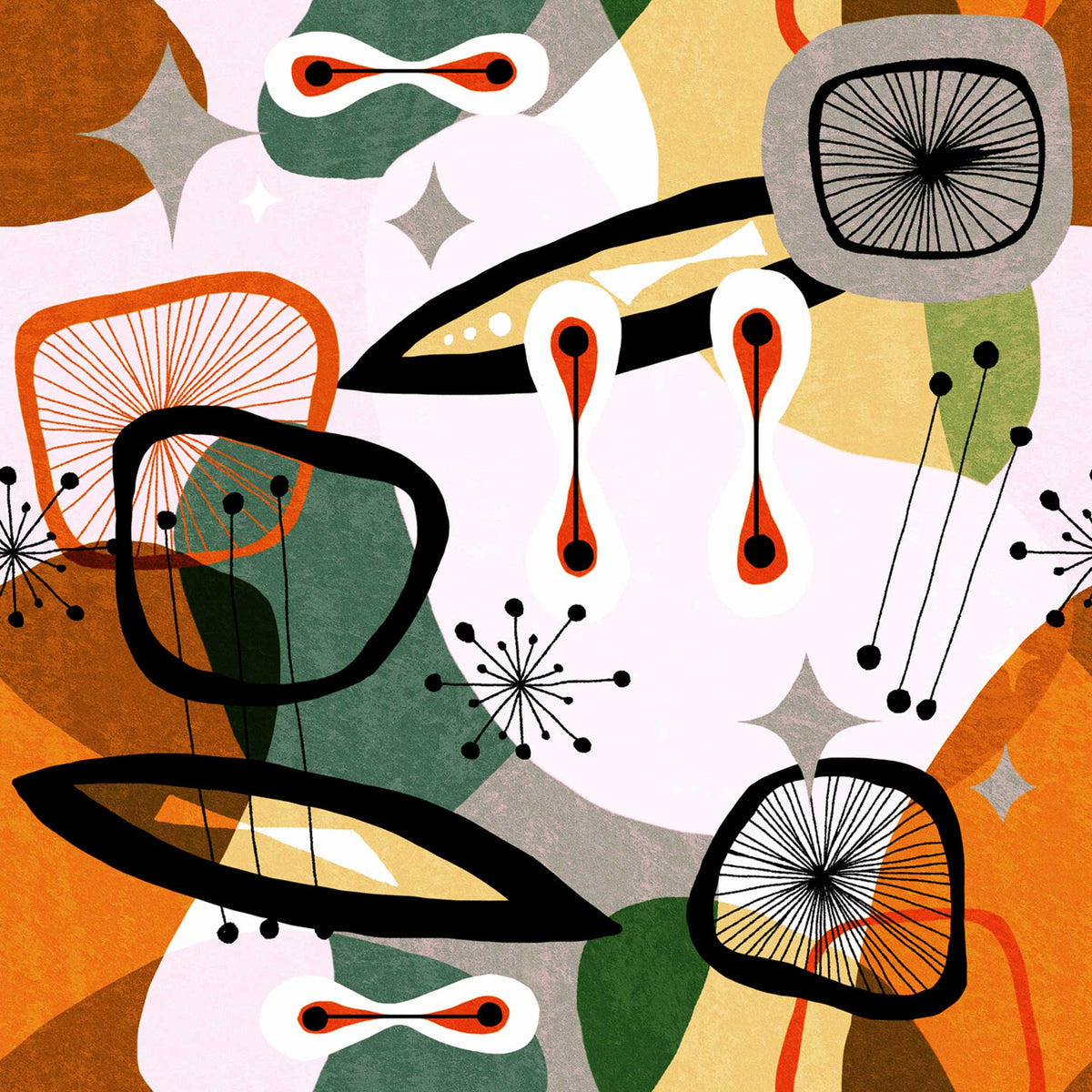 Century Elements Wallpaper by MINDTHEGAP - Vertigo Home