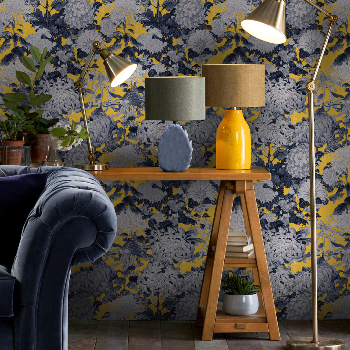Chrysanthemums Wallpaper by MINDTHEGAP