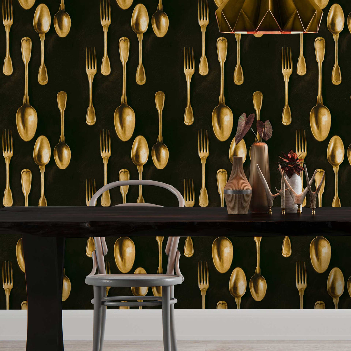 Cutlery Wallpaper by MINDTHEGAP