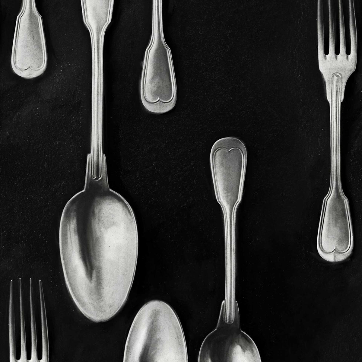 Cutlery Wallpaper by MINDTHEGAP