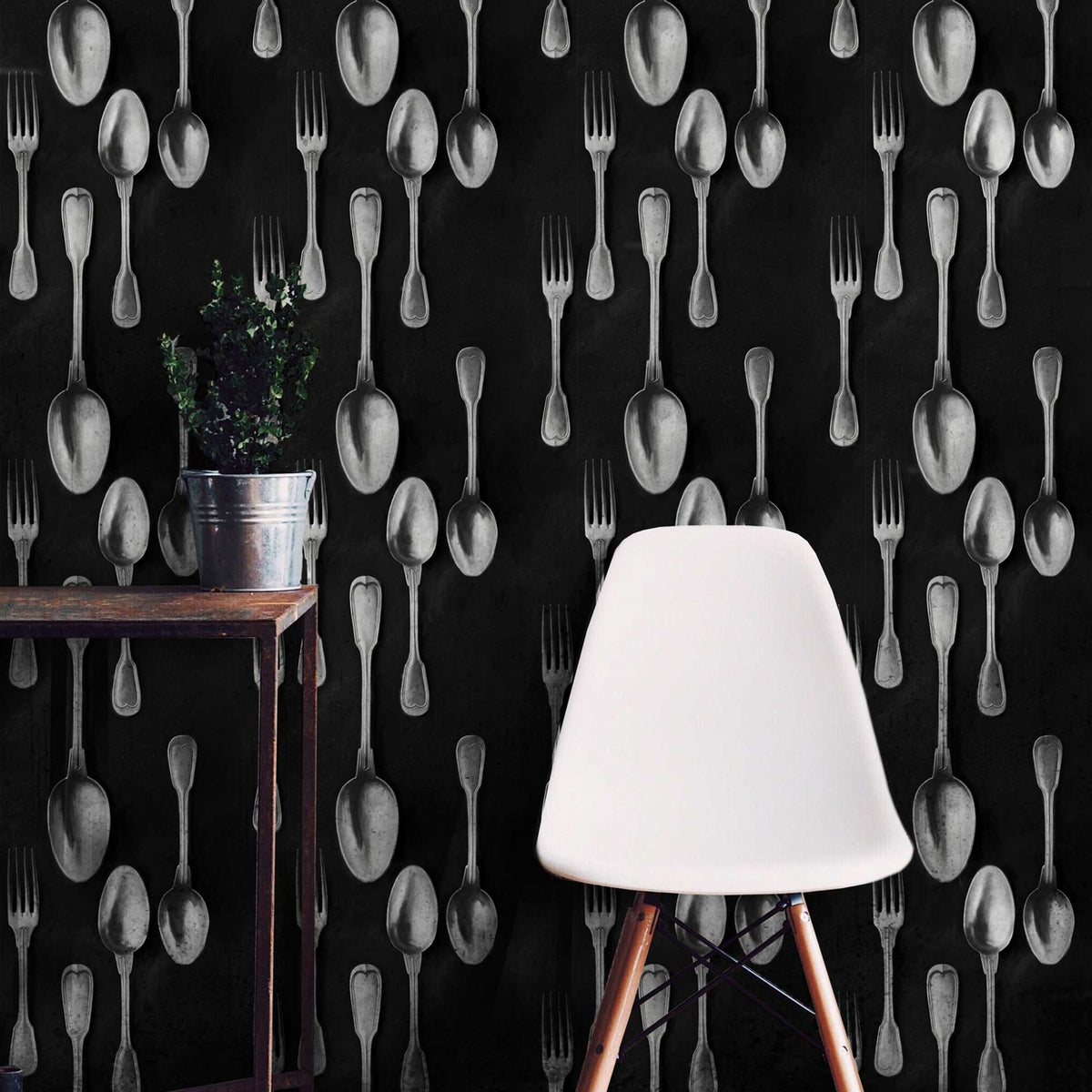 Cutlery Wallpaper by MINDTHEGAP