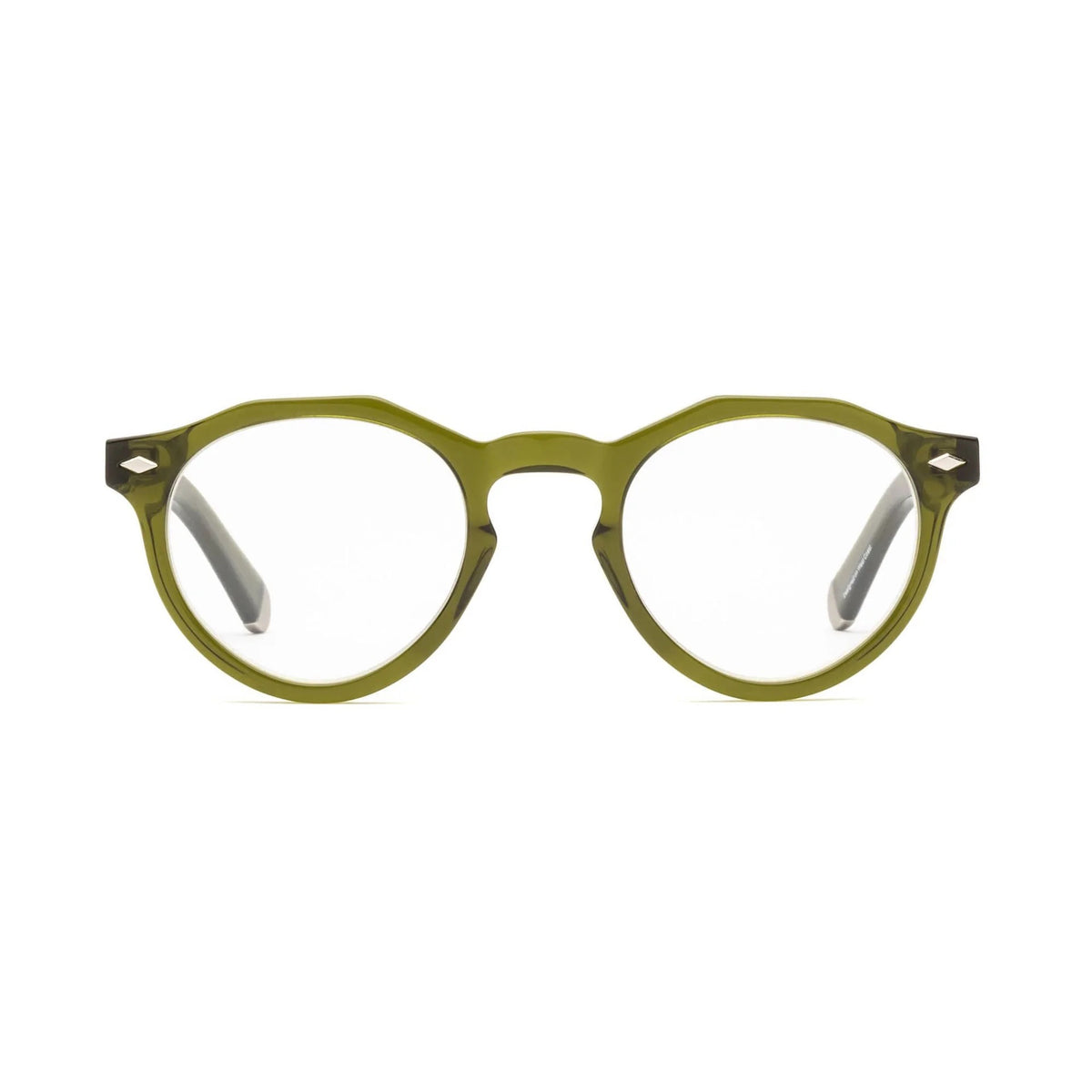 CADDIS Dogleg Reading Glasses - Heritage Green