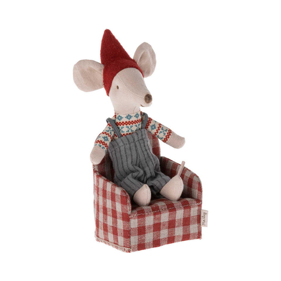 Mouse Chair in Red by Maileg