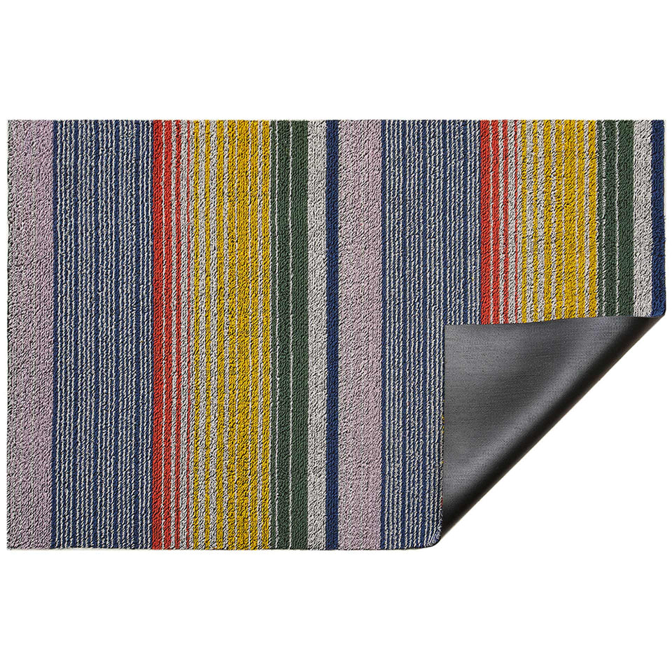 Multi Pop Stripe Shag Mat by Chilewich