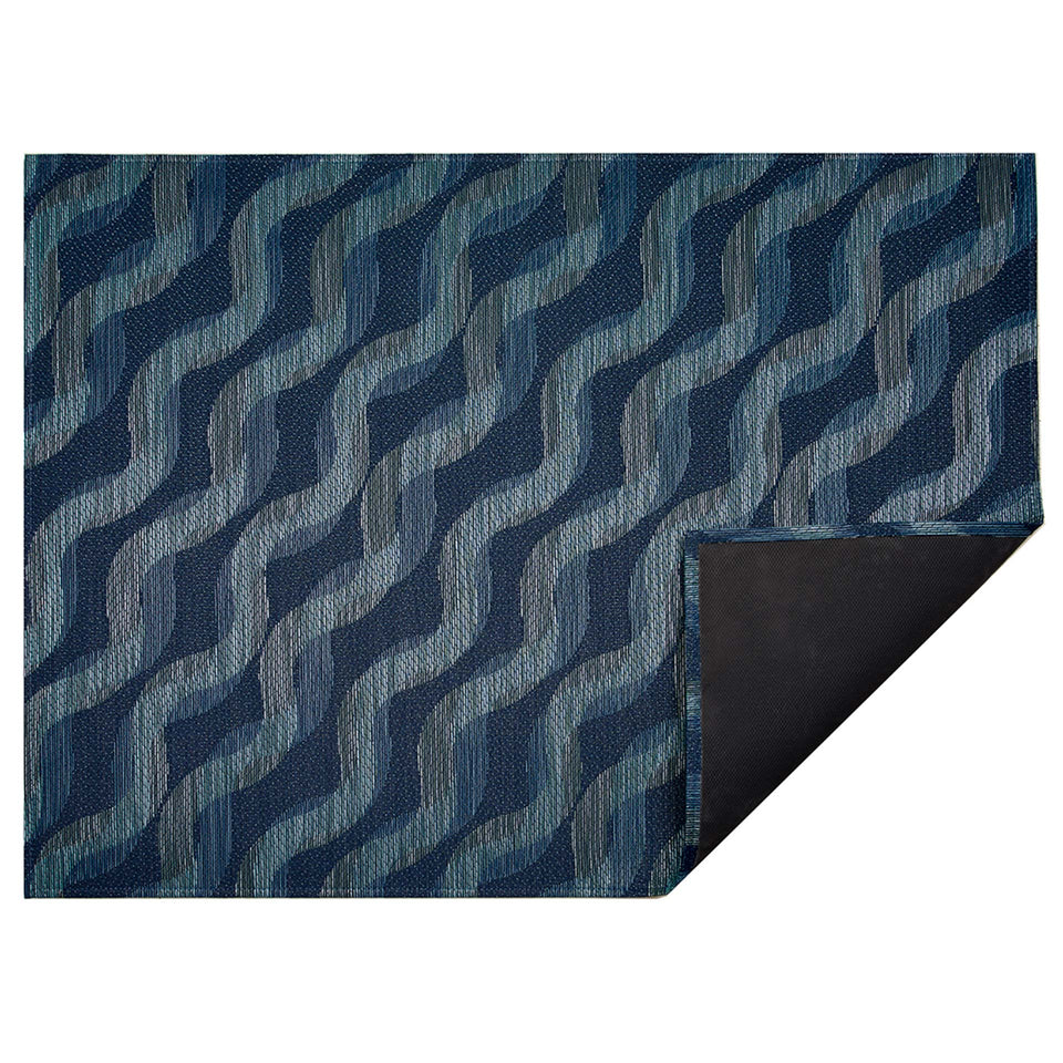 Ocean Twist Woven Floor Mat by Chilewich