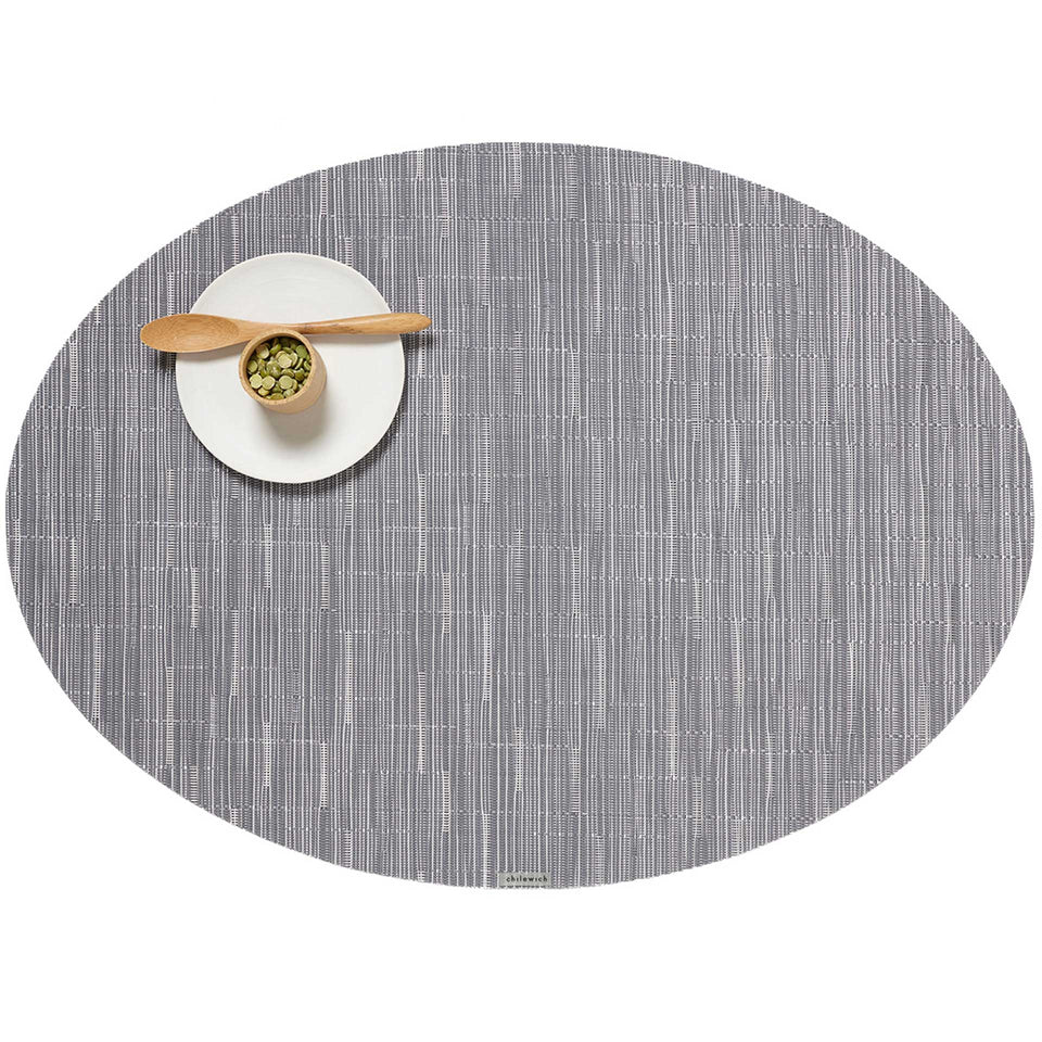Fog Bamboo Placemats & Runner by Chilewich