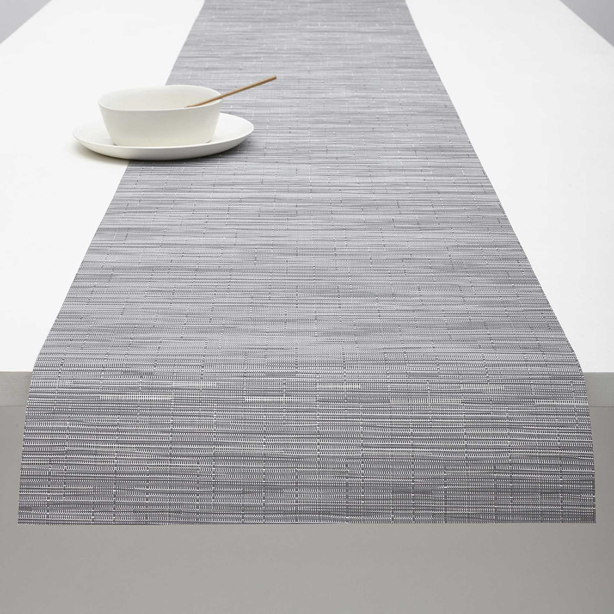 Fog Bamboo Placemats & Runner by Chilewich